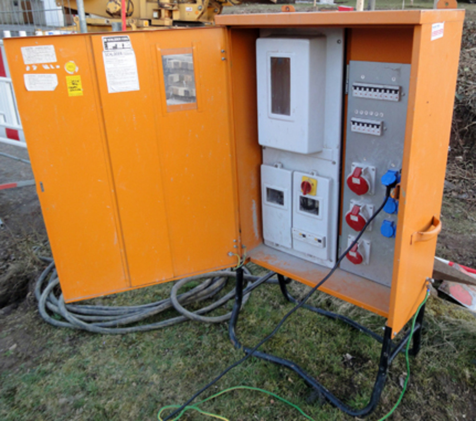 Baustromkasten bei Elektro Kiran in Felsberg