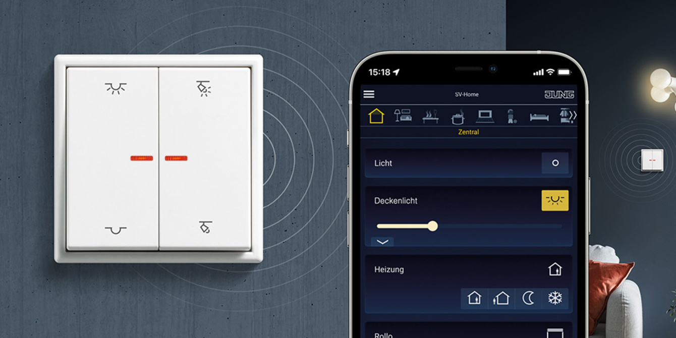 KNX RF Taster bei Elektro Kiran in Felsberg